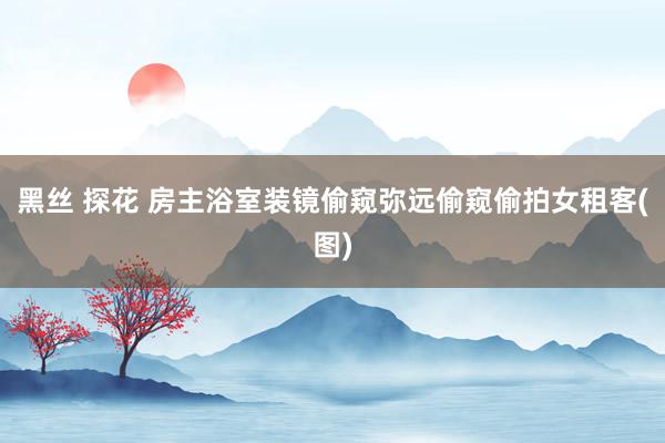 黑丝 探花 房主浴室装镜偷窥　弥远偷窥偷拍女租客(图)