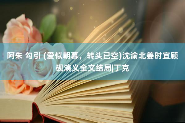 阿朱 勾引 (爱似朝暮，转头已空)沈渝北姜时宜顾砚演义全文结局|丁克